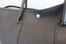 将图片加载到图库查看器，HERMES GARDEN PARTY PM Negonda leather Black □K刻印 Tote bag 600070123
