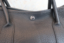 将图片加载到图库查看器，HERMES GARDEN PARTY PM Negonda leather Black □K刻印 Tote bag 600070123
