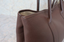 将图片加载到图库查看器，HERMES GARDEN PARTY PM Negonda leather Chocolat □L刻印 Tote bag 600080236
