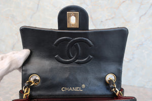 CHANEL/シャネル ミニマトラッセシングルフラップチェーンショルダーバッグ ラムスキン ブラック/ゴールド金具 ショルダーバッグ 700010009