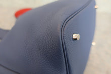 画像をギャラリービューアに読み込む, HERMES／エルメス ピコタンロックエクラＭＭ トリヨンクレマンス/ヴォースイフト ブルーブライトン/カプシーヌ C刻印 ハンドバッグ 800010172
