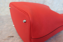 Load image into Gallery viewer, HERMES PICOTIN LOCK MM Clemence leather Rouge tomate X Engraving Hand bag 700100020
