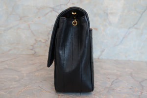 CHANEL/シャネル マトラッセチェーンショルダーバッグ ラムスキン ブラック/ゴールド金具 ショルダーバッグ 700060076