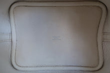 将图片加载到图库查看器，HERMES PICOTIN PM Bi-color Clemence leather/Chevre myzore goatskim White/Brown □I刻印 Hand bag 800050132
