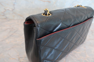 CHANEL/シャネル マトラッセチェーンショルダーバッグ ラムスキン ブラック/ゴールド金具 ショルダーバッグ 700060076
