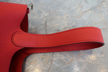 Load image into Gallery viewer, HERMES PICOTIN LOCK MM Clemence leather Rouge tomate X Engraving Hand bag 700100020
