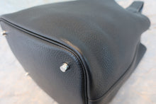 将图片加载到图库查看器，HERMES PICOTIN LOCK MM Clemence leather Black A刻印 Hand bag 800090021
