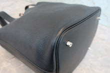 将图片加载到图库查看器，HERMES PICOTIN LOCK MM Clemence leather Black A刻印 Hand bag 800090021

