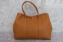 Load image into Gallery viewer, HERMES GARDEN PARTY PM Negonda leather Ocre T Engraving Tote bag 600070109
