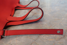 Load image into Gallery viewer, HERMES PICOTIN LOCK MM Clemence leather Rouge tomate X Engraving Hand bag 700100020
