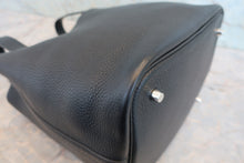 将图片加载到图库查看器，HERMES PICOTIN LOCK MM Clemence leather Black A刻印 Hand bag 800090021
