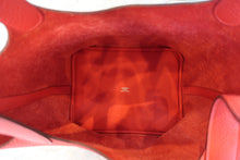 Load image into Gallery viewer, HERMES PICOTIN LOCK MM Clemence leather Rouge tomate X Engraving Hand bag 700100020
