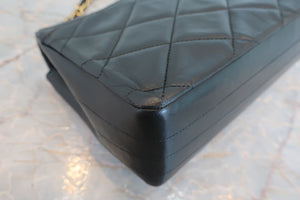 CHANEL/シャネル マトラッセチェーンショルダーバッグ ラムスキン ブラック/ゴールド金具 ショルダーバッグ 700060076