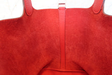 Load image into Gallery viewer, HERMES PICOTIN LOCK MM Clemence leather Rouge tomate X Engraving Hand bag 700100020
