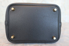 将图片加载到图库查看器，HERMES PICOTIN LOCK PM Clemence leather Black Y刻印 Hand bag 800060029
