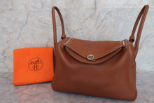 将图片加载到图库查看器，HERMES LINDY 34 Clemence leather Gold □L刻印 Shoulder bag 600090001
