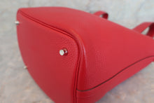 将图片加载到图库查看器，HERMES PICOTIN LOCK MM Clemence leather Rouge casaque C刻印 Hand bag 600030108
