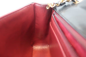 CHANEL/シャネル マトラッセチェーンショルダーバッグ ラムスキン ブラック/ゴールド金具 ショルダーバッグ 700060076
