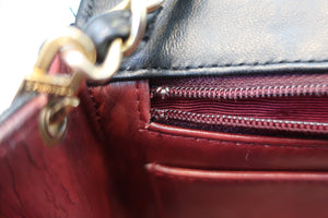 CHANEL/シャネル マトラッセチェーンショルダーバッグ ラムスキン ブラック/ゴールド金具 ショルダーバッグ 700060076