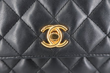 画像をギャラリービューアに読み込む, CHANEL/シャネル ミニマトラッセチェーンショルダーバッグ ラムスキン ブラック/ゴールド金具 ショルダーバッグ 800090184
