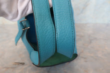 Load image into Gallery viewer, HERMES PICOTIN LOCK PM Clemence leather Turquoise blue □R Engraving Hand bag 700100013
