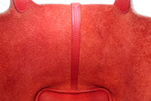 Load image into Gallery viewer, HERMES PICOTIN LOCK MM Clemence leather Rouge casaque C Engraving Hand bag 600030108
