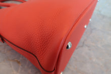 将图片加载到图库查看器，HERMES BOLIDE 35 Clemence leather Rouge tomate T刻印 Shoulder bag 800060019
