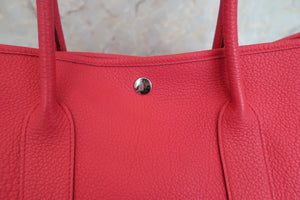 HERMES GARDEN PARTY PM Negonda leather Tote bag T刻印 Tote bag 600070139