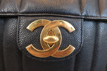Load image into Gallery viewer, CHANEL Mademoiselle chain shoulder bag Caviar skin Black/Gold hadware Shoulder bag 800040073
