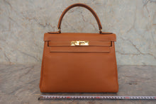 画像をギャラリービューアに読み込む, HERMES／エルメス ケリー28 クシュベル ゴールド 〇Q刻印 ショルダーバッグ 800010142
