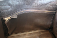 Load image into Gallery viewer, HERMES KELLY 28 Clemence leather Chocolat □J Engraving Shoulder bag 700120063
