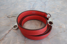将图片加载到图库查看器，HERMES BOLIDE 35 Clemence leather Rouge tomate T刻印 Shoulder bag 800060019
