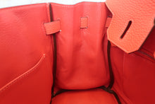Load image into Gallery viewer, HERMES BIRKIN 30 Clemence leather Rose jaipur □R Engraving Hand bag 700100001
