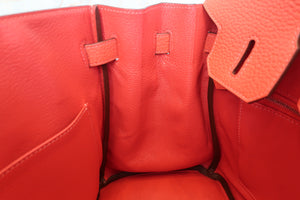 HERMES BIRKIN 30 Clemence leather Rose jaipur □R Engraving Hand bag 700100001