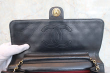 将图片加载到图库查看器，CHANEL/香奈儿 CF 按压锁 链条包 羊皮 Black/Gold hadware(黑色/金色金属) 肩背包 800070055
