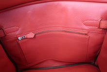 Load image into Gallery viewer, HERMES BIRKIN 30 Clemence leather Rose jaipur □R Engraving Hand bag 700100001
