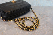 将图片加载到图库查看器，CHANEL/香奈儿 CF 链条包 荔枝皮 Black/Gold hadware(黑色/金色金属) 肩背包 800040070

