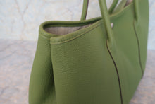 Load image into Gallery viewer, HERMES  GARDEN PARTY PM Negonda leather Anise green □Q Engraving Tote bag 700100051
