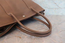 将图片加载到图库查看器，HERMES  GARDEN PARTY PM Negonda leather Etoupe gray □K刻印 Tote bag 800060009
