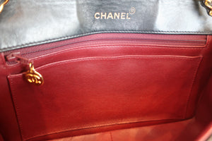 CHANEL  Diana matelasse chain shoulder bag Lambskin Black/Gold hadware Shoulder bag 700060109