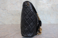 画像をギャラリービューアに読み込む, CHANEL/シャネル マトラッセチェーンリュック ラムスキン ブラック/ゴールド金具 リュック 800070099
