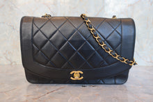 画像をギャラリービューアに読み込む, CHANEL/シャネル ダイアナマトラッセチェーンショルダーバッグ ラムスキン ブラック/ゴールド金具 ショルダーバッグ 800020195
