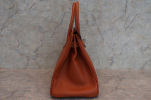 HERMES／エルメス バーキン30 ヴォーエプソン コニャック □J刻印 ハンドバッグ 600090294