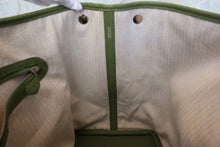 Load image into Gallery viewer, HERMES  GARDEN PARTY PM Negonda leather Anise green □Q Engraving Tote bag 700100051

