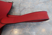 Load image into Gallery viewer, HERMES PICOTIN LOCK MM Clemence leather Rouge casaque C Engraving Hand bag 700110041
