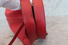 Load image into Gallery viewer, HERMES PICOTIN LOCK MM Clemence leather Rouge casaque C Engraving Hand bag 700110041
