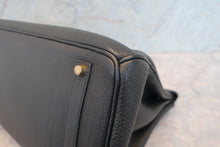 Load image into Gallery viewer, HERMES BIRKIN 35 Togo leather Black □F Engraving Hand bag 700120037
