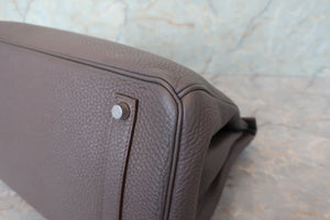 HERMES BIRKIN 35 Togo leather Etain □P Engraving Hand bag 700050028