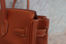 画像をギャラリービューアに読み込む, HERMES／エルメス バーキン30 ヴォーエプソン コニャック □J刻印 ハンドバッグ 600090294
