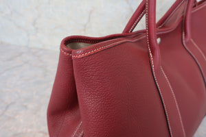 HERMES GARDEN PARTY PM Negonda leather Rouge H □K刻印 Tote bag 600080186